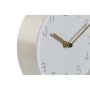 Horloge de table DKD Home Decor Doré Métal Blanc Bois MDF (18 x 5.5 x 19.5 cm)