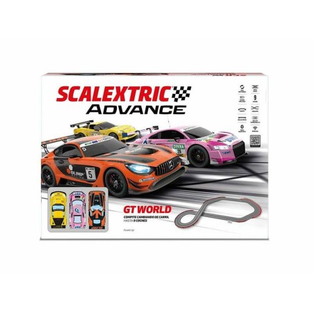 Pista de Carreras Scalextric GT World Advance 252 x 180 cm