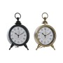 Horloge de table DKD Home Decor Verre Fer (2 pcs) (18.5 x 5.5 x 33 cm)