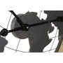 Horloge Murale DKD Home Decor Noir Fer Bois MDF (60 x 3.5 x 60 cm)