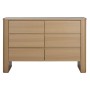 Caisson à Tiroirs Home ESPRIT Naturel Gris clair Moderne 120 x 40 x 80 cm