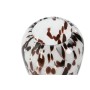 Vase Home ESPRIT Blanc Marron Verre Moderne 15,5 X 15,5 X 24,5 cm