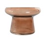 Jarrón Home ESPRIT Ambar Cristal Moderno 11,5 X 11,5 X 19,5 cm