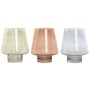 Vase Home ESPRIT Bleu Vert Ambre Verre Moderne 14,5 x 14,5 x 18 cm (3 Unités)