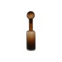 Vase Home ESPRIT Marron Verre Moderne 12,5 X 12,5 X 50,5 cm