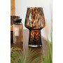 Vase Home ESPRIT Marron Noir Verre Moderne 16,5 x 16,5 x 29 cm