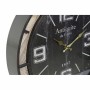 Horloge Murale DKD Home Decor Noir Fer Bois MDF (40 x 6 x 52 cm)