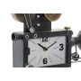 Horloge de table DKD Home Decor Noir Verre Fer Bois MDF (33 x 16 x 45 cm)