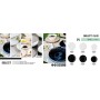 Assiette creuse Quid Select Basic Noir Mélamine 23 cm (24 Unités)