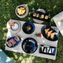 Assiette creuse Quid Select Basic Noir Mélamine 23 cm (24 Unités)