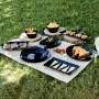 Assiette creuse Quid Select Basic Noir Mélamine 23 cm (24 Unités)