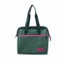 Bolsa Reutilizable para Alimentos Quid Sarao Verde Textil Libre de BPA 24 x 23 x 16 cm (6 Unidades)