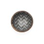 Bol Versa Chevron Bambou Porcelaine Bois de manguier