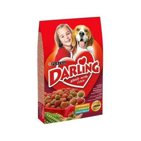 Nourriture Purina Darling Adulte Poulet Veau 15 kg