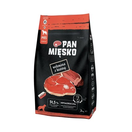 Pienso PAN MIĘSKO                 Ternera 3 Kg