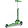 Patinete Scooter Micro Mini DELUXE LED Azul Verde