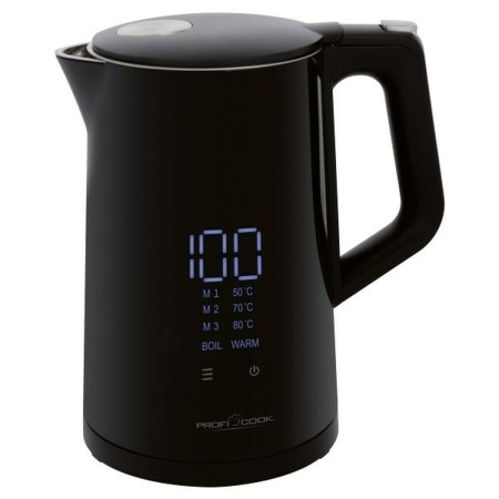 Bouilloire Proficook PC-WKS 1243 Noir Acier inoxydable 2200 W 1,7 L