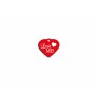 Plaque d'identification Imarc Heart Rouge