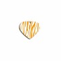 Plaque d'identification Imarc Heart Jaune Orange