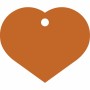 Placa identificativa Imarc Heart Naranja