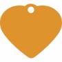 Placa identificativa Imarc Heart Naranja