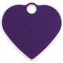 Plaque d'identification Imarc Heart Lila
