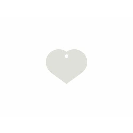 Placa identificativa Imarc Heart Blanco