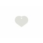 Placa identificativa Imarc Heart Blanco