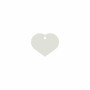 Placa identificativa Imarc Heart Blanco