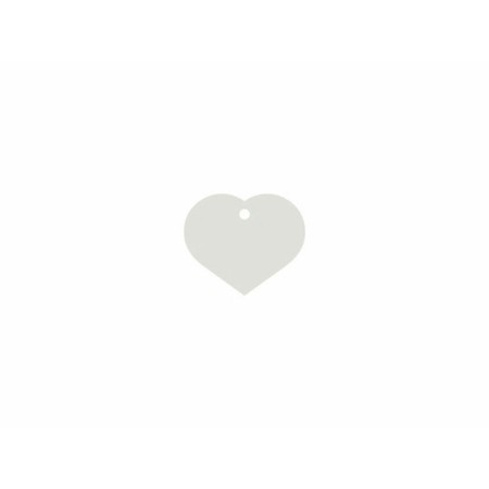 Plaque d'identification Imarc Heart Blanc