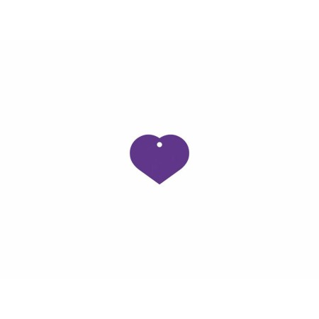 Placa identificativa Imarc Heart Lila