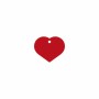 Placa identificativa Imarc Heart Rojo