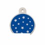 Placa identificativa Imarc PetScribe Passion Azul Plateado