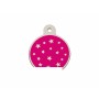 Placa identificativa Imarc PetScribe Passion Rosa Plateado