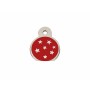 Placa identificativa Imarc PetScribe Passion Rojo Plateado