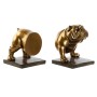 porte-livre DKD Home Decor ‎ Bulldog Résine Chien (11 x 12 x 14 cm) (11 x 12 x 15 cm) (11 cm) (2 pcs)