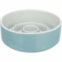 Mangeoire pour chiens Trixie Slow Feeding Bleu Gris Ø 14 cm 450 ml