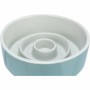 Comedero para Perro Trixie Slow Feeding Azul Gris Ø 17 cm 900 ml