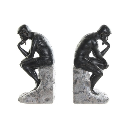 porte-livre DKD Home Decor Résine (2 pcs) (14 x 12 x 30 cm) (13 x 12 x 28 cm)