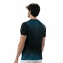 Camiseta de Manga Corta Hombre Drop Shot Abian Campa Negro Pádel