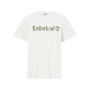 T-shirt à manches courtes homme Timberland Kennebec River Camo Linear Logo Blanc