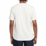 Camiseta de Manga Corta Hombre Timberland Kennebec River Camo Linear Logo Blanco