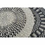 Dessous de plat DKD Home Decor Individuel Noir Fibre (2 pcs) (37 x 37 x 1 cm)