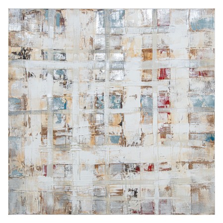 Cuadro Alexandra House Living Madera Abstracto 120 x 120 cm