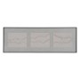 Cadre Noir Gris Abstrait 150 x 3 x 50 cm