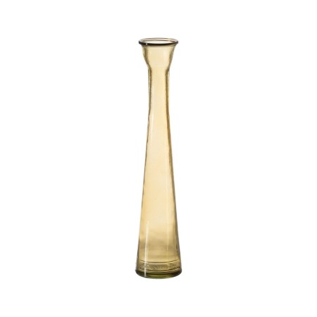 Vase Jaune verre recyclé 8,2 x 8,2 x 40 cm