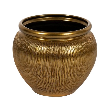 Vase Doré Céramique 39 x 39 x 40 cm