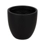 Set de pots de fleurs Noir 44 x 44 x 41,5 cm (4 Unités)