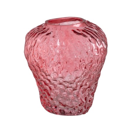 Jarrón Rosa Cristal