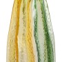 Jarrón Amarillo Verde Cristal